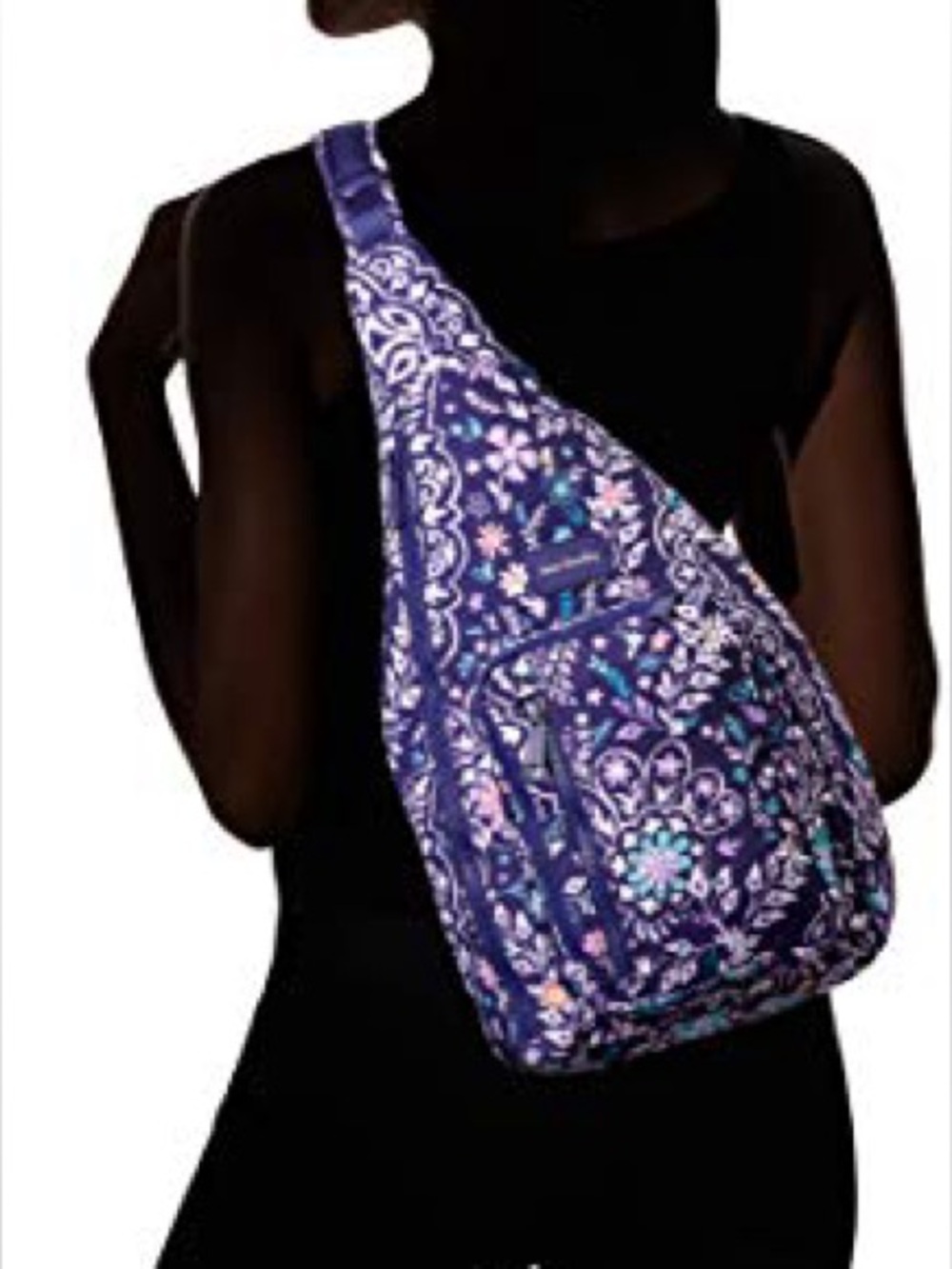 VERA BRADLEY RECYCLED LIGHTEN UP REACTIVE SLING BACKPACK, BELLE PAISLEY - Picture 5 of 5